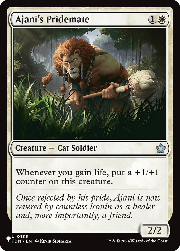 Ajani's Pridemate (FDN) [The List]