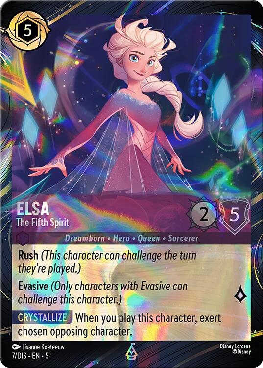 Elsa - The Fifth Spirit (Magical Places Promo) (7) [Promo Cards]