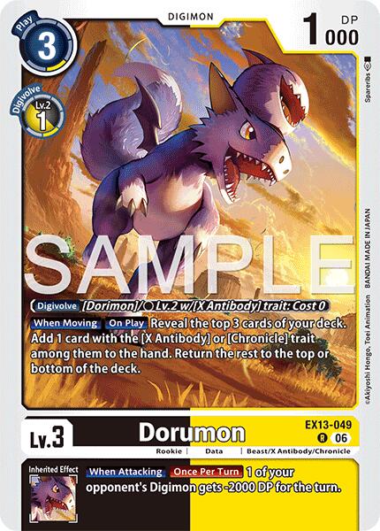 Dorumon [EX13-049] [Chivalrous XIII]