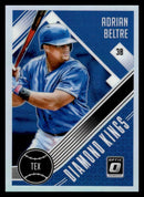 2018 PANINI DONRUSS OPTIC - DIAMOND KINGS / RATED ROOKIES / ALL-STARS - SINGLES -