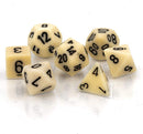 CHESSEX OPAQUE 7-DIE SET