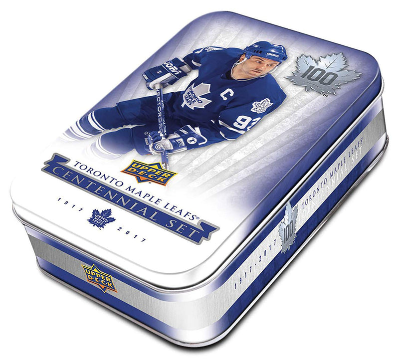 2017 UPPER DECK TORONTO MAPLE LEAFS CENTENNIAL HOCKEY TIN