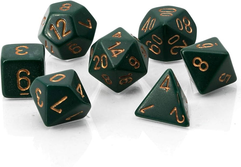 CHESSEX OPAQUE 7-DIE SET