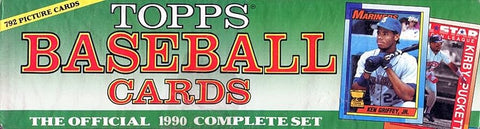 1990 TOPPS BASEBALL OFFICIAL COMPLETE SET