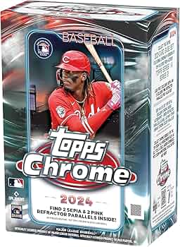 2024 TOPPS CHROME BASEBALL BLASTER BOX