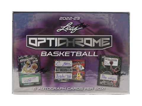 2022 PANINI LEAF OPTICHROME BASKETBALL HOBBY BOX