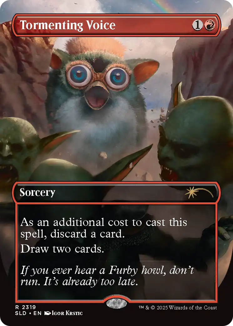 Tormenting Voice (Rainbow Foil) [Secret Lair Drop Series]