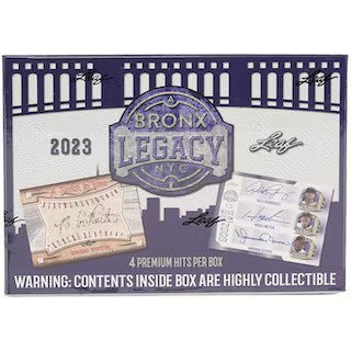 2024 LEAF BRONX LEGACY BASEBALL SERIES TWO HOBBY BOX