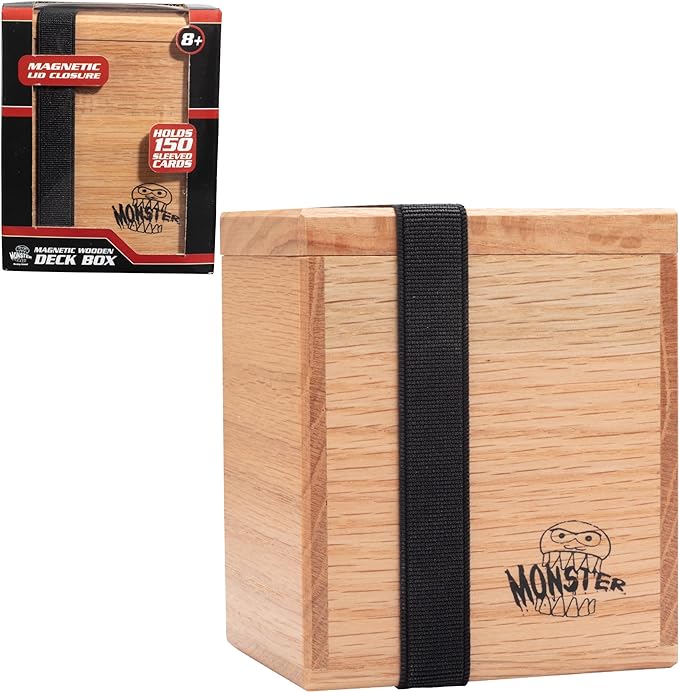 MONSTER MAGNETIC WOODEN DECK BOX 150+