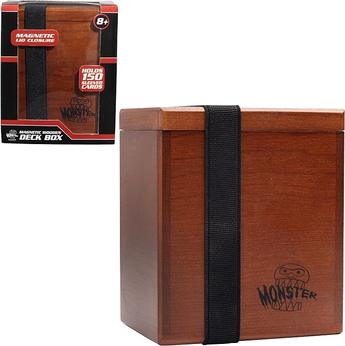 MONSTER MAGNETIC WOODEN DECK BOX 150+