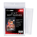 ULTRA PRO SOFT SLEEVES 5"X7" (100 PACK)