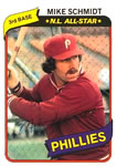 1980 O-PEE-CHEE BASEBALL - BASE - SINGLES -
