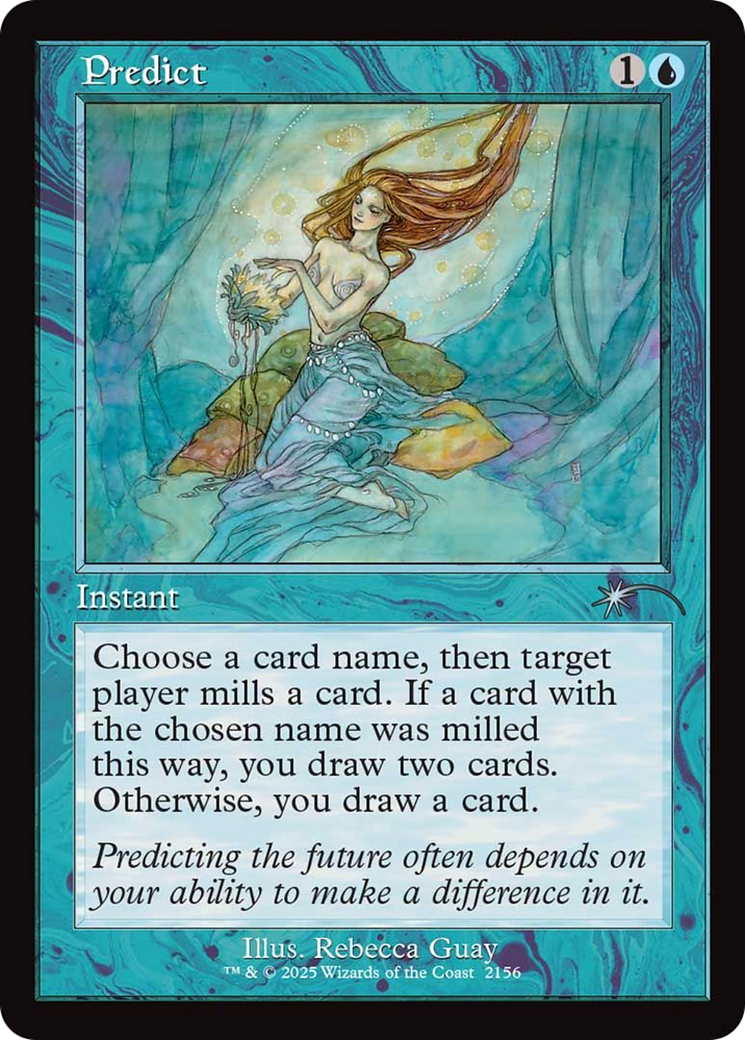 Predict (Retro Frame) [Secret Lair Drop Series]