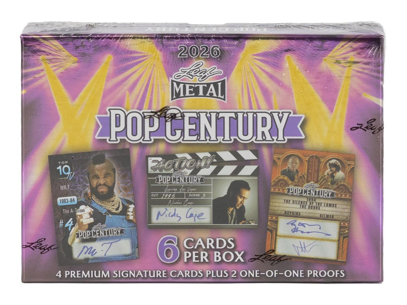 2026 LEAF METAL POP CENTURY HOBBY BOX