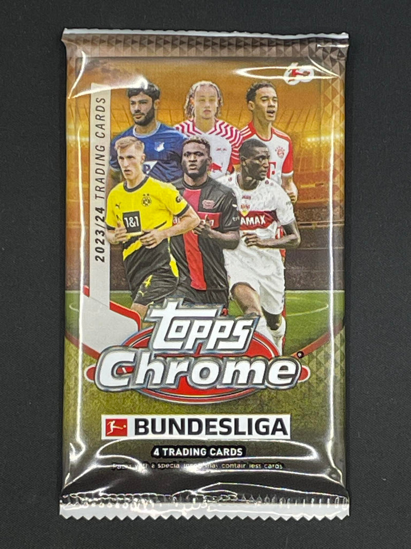 2023 TOPPS CHROME BUNDESLIGA SOCCER HOBBY PACK