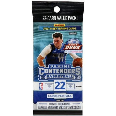 2020 PANINI CONTENDERS BASKETBALL FAT PACK