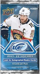 2021 UPPER DECK ICE HOCKEY HOBBY PACK