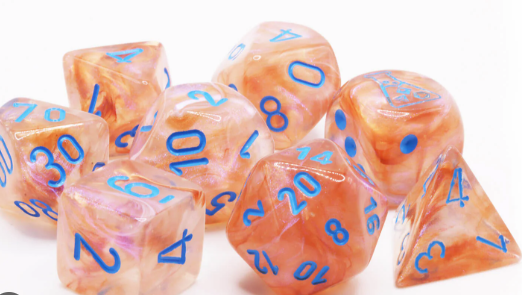 CHESSEX LAB DICE 7 DIE SET (WITH BONUS DICE)