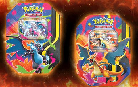 POKEMON MEGA CHARIZARD EX TIN (LIMIT 1 OF EACH PER CUSTOMER)