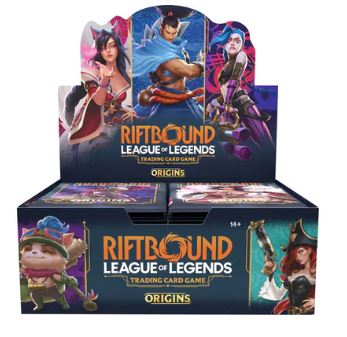 RIFTBOUND LEAGUE OF LEGENDS ORIGINS BOOSTER BOX (1 PER CUSTOMER)