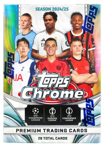2024 TOPPS CHROME UEFA SOCCER BLASTER BOX