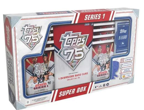 2026 TOPPS SERIES ONE BASEBALL SUPER BOX