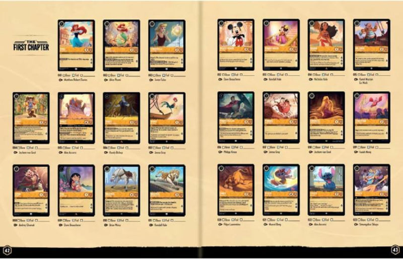 DISNEY LORCANA OFFICIAL COLLECTOR'S GUIDE SETS 1-4