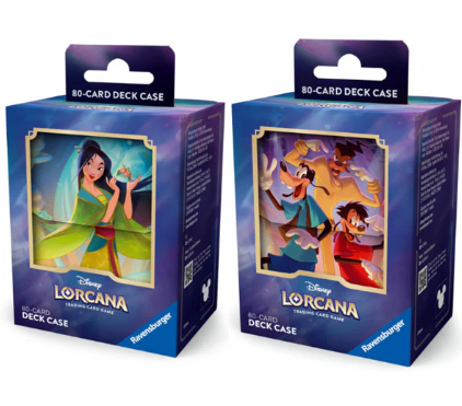 DISNEY LORCANA FABLED 80 CARD DECK BOX