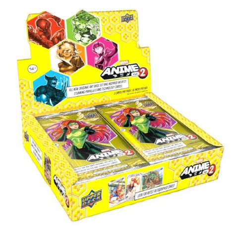 2023 UPPER DECK MARVEL ANIME VOLUME 2 HOBBY BOX