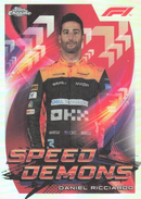 2022 TOPPS CHROME F1 - SPEED DEMONS - SINGLES - SELECT YOUR RACER