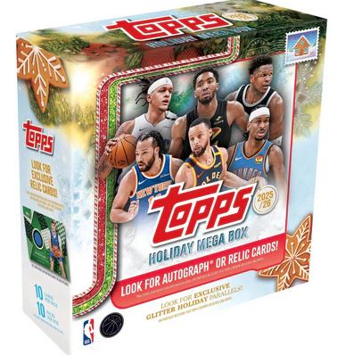 2025 TOPPS HOLIDAY BASKETBALL MEGA BOX