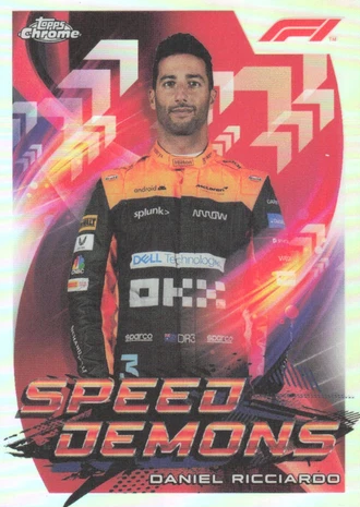 2022 TOPPS CHROME F1 - SPEED DEMONS - SINGLES - SELECT YOUR RACER