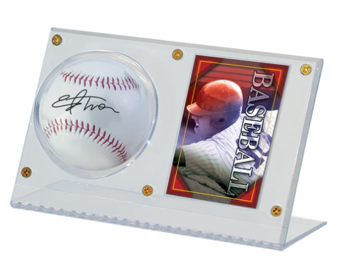 ULTRA PRO ACRYLIC BALL & CARD DISPLAY