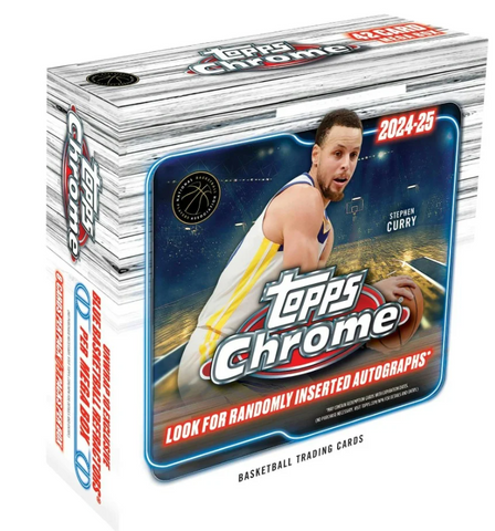 2024 TOPPS CHROME BASKETBALL MEGA BOX