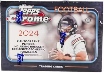 2024 TOPPS CHROME FOOTBALL BREAKER'S DELIGHT BOX