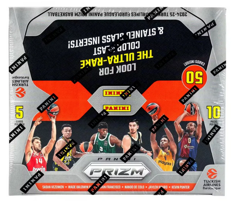 2024 PANINI PRIZM EUROLEAGUE BASKETBALL HOBBY BOX