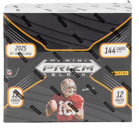 2025 PANINI PRIZM BLACK FOOTBALL HOBBY BOX