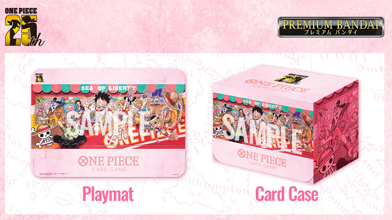 ONE PIECE TCG PLAYMAT & CARD CASE SET - 25TH EDITION
