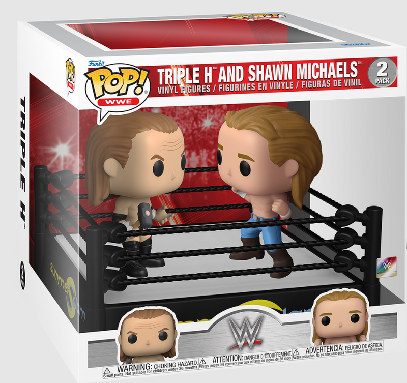 TRIPLE H AND SHAWN MICHAELS WWE SUMMERSLAM POP