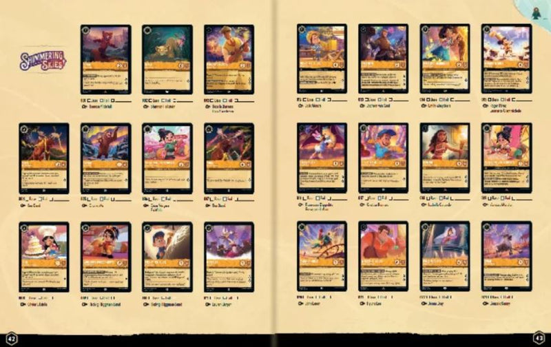 DISNEY LORCANA OFFICIAL COLLECTOR'S GUIDE SETS 5-8