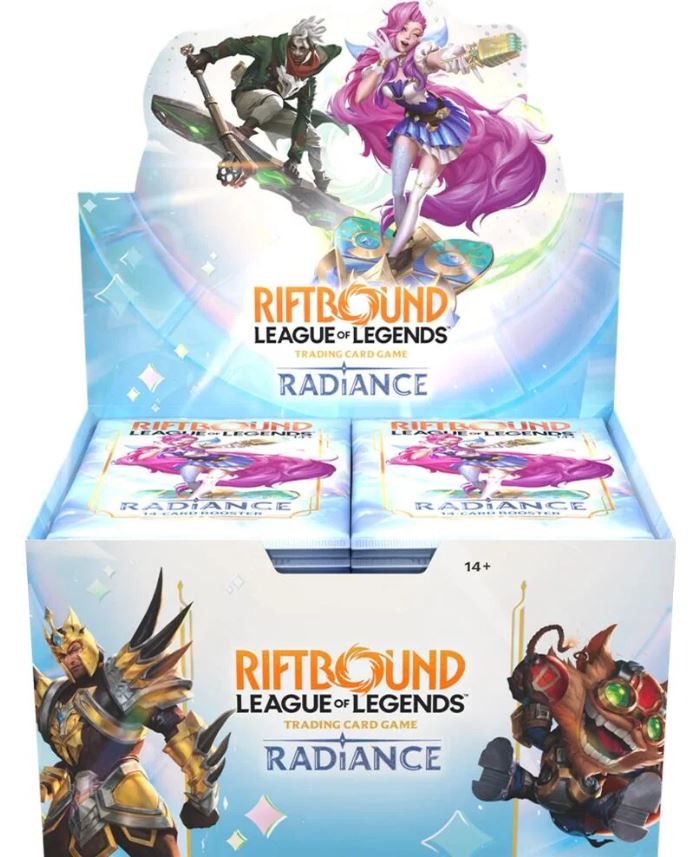 RIFTBOUND LEAGUE OF LEGENDS RADIANCE BOOSTER BOX (1 PER CUSTOMER)
