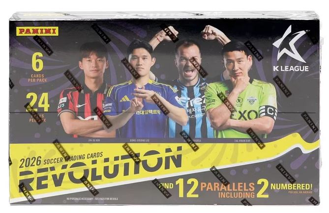 2026 PANINI REVOLUTION K LEAGUE SOCCER HOBBY BOX