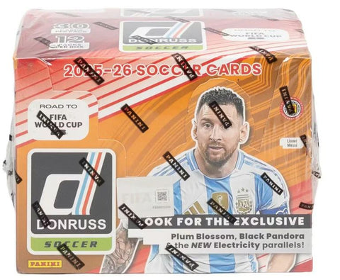 2025 PANINI DONRUSS ROAD TO FIFA WORLD CUP SOCCER INTERNATIONAL HOBBY BOX