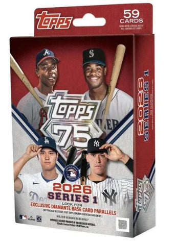 2026 TOPPS SERIES ONE BASEBALL RETAIL HANGER PACK