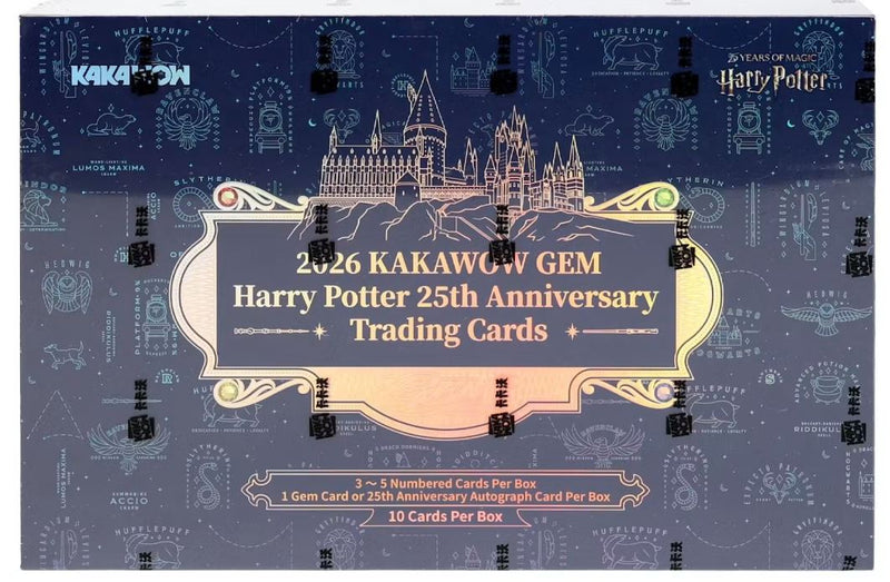 2026 KAKAWOW GEM HARRY POTTER 25TH ANNIVERSARY HOBBY BOX