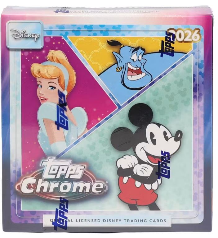 2026 TOPPS CHROME DISNEY MEGA BOX