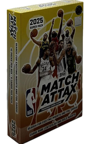 2025 TOPPS MATCH ATTAX SUPER PACK BOX