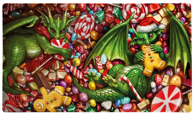 DRAGON SHIELD CHRISTMAS 2024 PLAYMAT AND TUBE