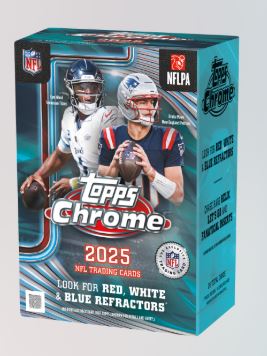 2025 TOPPS CHROME FOOTBALL BLASTER BOX