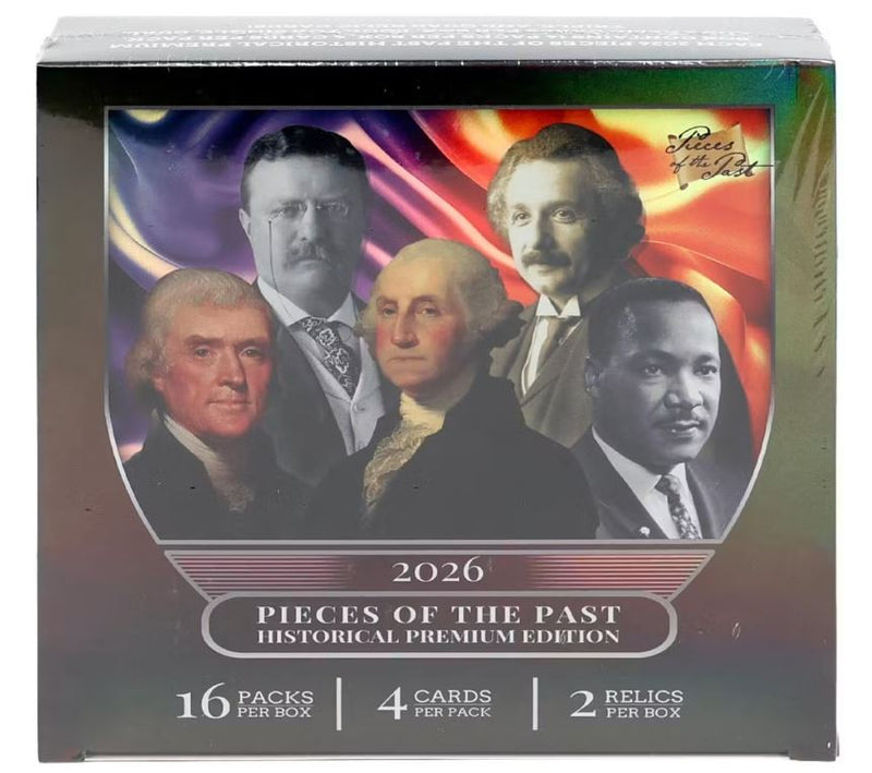 2026 HISTORICAL PIECES OF THE PAST PREMIUM EDITION HOBBY BOX
